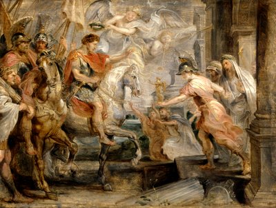 ローマへのコンスタンティヌスの意気揚々とした参入 作： Peter Paul Rubens